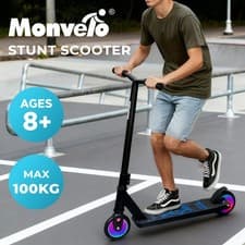 Image of Monvelo Stunt Scooter for Kids Adult 360° Freestyle Trick Upgrade Metal Wheel