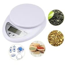 Image of LCD DIGITAL KITCHEN SCALES ELECTRONIC COOKING FOOD WEIGH MEASURING SCALE 1G-5KG