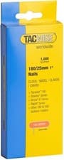 Image of Tacwise 0361 Type 180 / 25 mm Galvanised 18G Brad Nails, Pack of 1,000