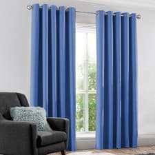 Image of Thermal Total Blackout Curtains Energy Saving Readymade Eyelet Insulated Curtain