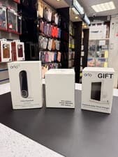 Image of Arlo essential 2k XL camera, doorbell 2nd gen Battery Operated plus solar panel