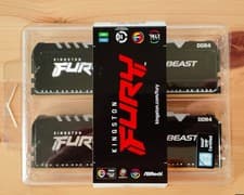Image of Kingston FURY Beast RGB 16GB 3600MT/s DDR4 CL17 (Kit of 2) KF436C17BB2AK2/16