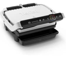 Image of TieDex UK TEFAL Optigrill Elite GC750D40 Smart Health Grill - Silver & Black