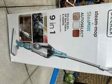 Image of Black & Decker Steam Mop For Floor Cleaning With Microfibre Pad 1300W FSM13E1-GB