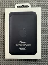Image of Genuine Original Apple FineWoven Wallet MagSafe Black Find My New Sealed