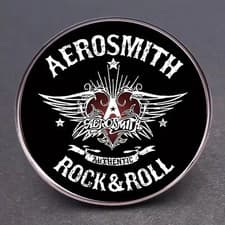 Image of Aerosmith enamel pin badge