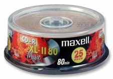 Image of MAXELL - CD-R XL-II Blank CDs for Audio Recorders - Pack of 25
