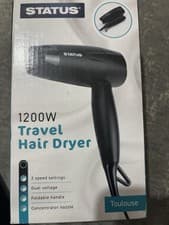 Image of STATUS 1200W Travel Hair Dryer Foldable Handle