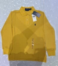 Image of Ralph Lauren Boy's Gold  Classic Polo Shirt (Size 8 Years)