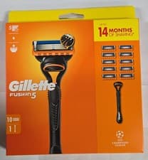 Image of GILLETTE FUSION5  1 Razor & 10 blades