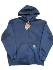 Image of Carhartt BNWT Rain Defender zip- through hoodie, navy, XL