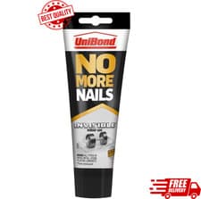 Image of UniBond No More Nails Invisible Heavy Duty Clear Glue 1 x 184g UK