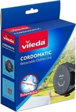 Image of Vileda Cordomatic Retractable Washing line 15m | 1 x 15m clothes line holds up