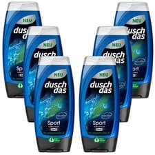Image of 6X250ML Sport Shower Gel Powerful Fresh 3 In 1 Fresh Energy Shower Formula