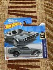 Image of Hot Wheels Ice Charger the Fate of the Furious Silver 2024 Short Card