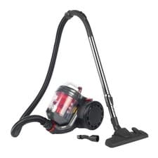 Image of Beldray Cylinder Vacuum Cleaner Bagless Compact Vac Lite 700 W 2 L Black/Red