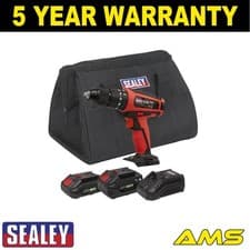 Image of Sealey SV20 Series 13mm Cordless Combi Drill Kit 20V 2 Batteries CP20VDDKIT