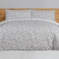 Image of Sleepdown Ditsy Floral Natural Reversible Duvet Cover (Only 1 Pillowcase)
