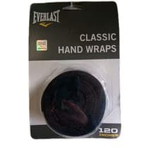 Image of Everlast Classic Hand Wraps - Black 120” W39