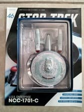 Image of Eaglemoss Star Trek #46 USS Enterprise NCC-1701-C w/ Magazine NEW