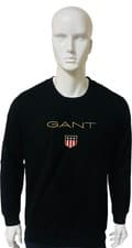 Image of GANT LONG SLEEVE EMBROIDERED LOGO BRAND NEW CREW NECK SWEATSHIRT