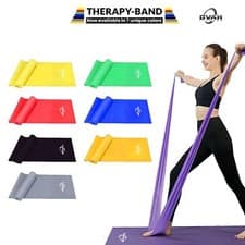 Image of Physio Resistance Band Exercise Pilates Yoga Recovery Latex Strength Therapyband