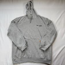 Image of Carhartt Loose Fit Pullover Hoodie Mens Grey XL