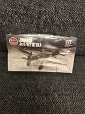 Image of Airfix 1:72 Junkers Ju 87B-2 Stuka Plastic Model Kit 02049 FACTORY SEALED