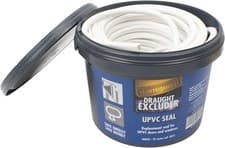 Image of Stormguard UPVC Replacement Door and Window Gasket Rubber Seal (White) 25 Metre