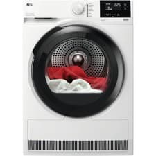 Image of AEG TR719A4B - White 9KG Heat Pump Tumble Dryer - A+++ Energy Rating