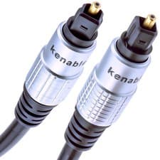 Image of 1m Pure TOSLink Optical Digital Audio Cable Extra Thick 6mm Lead Soundbar to TV