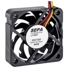 Image of SEPA Axial Fan 40x40x10mm 12V 13.8m³/h Magfix® Bearing