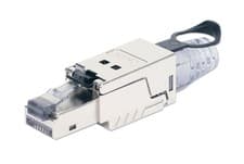 Image of Intellinet Cat6a 10G RJ45 Field Plug with Release Tab Shielded and Tool-Free