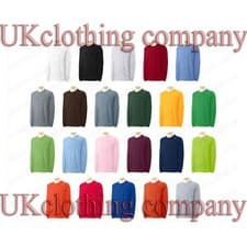 Image of Adult Gildan Long Sleeve Crew Neck Unisex Ultra Cotton t-shirt Men Women Tops 