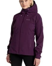 Image of CRAGHOPPERS ANZA WATERPROOF JACKET BNWT SIZE 8UK DAMSON PURPLE TU15