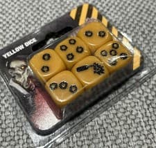 Image of zombicide board game accessory YELLOW DICE expansion BRAND NEW, SEALED