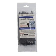 Image of Evo Labs Black Cable Ties 150 x 2.5mm 100 Pack