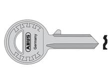 Image of ABUS Mechanical 24-41-885 Right Hand 4 Pin Key Blank ABUKB02706