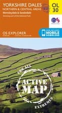 Image of Yorkshire Dales Northern & Central by Ordnance Survey (Sheet map, folded)