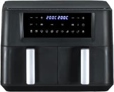 Image of Quest 9L Dual Air Fryer with Twin 4.5L Drawers, Double Air Fryer Design, LED Tou