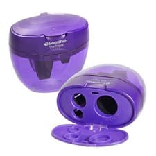 Image of Swordfish ‘The Triple’ Three Hole Pencil Sharpener with Pack of 1, Purple