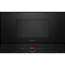 Image of Bosch Series 8 BFL7221B1B Built-In Microwave 900W, Black, 21L