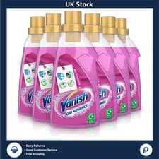 Image of Vanish Oxi Action Gold Gel Fabric Stain Remover 6 Bottles x 750ml