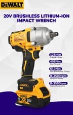 Image of DeWALT DCF900 20V Brushless Impact Wrench 1/2" 1898Nm High Torque Cordless Tool