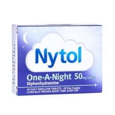 Image of NYTOL ONE-A-NIGHT 50MG TABLETS (20 TABLETS) (MAX ONE PACK PER ORDER) Pharmacy