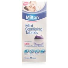 Image of Milton Mini Steriliser Tablets 50 Tablets Effective Baby Sterilising Solution