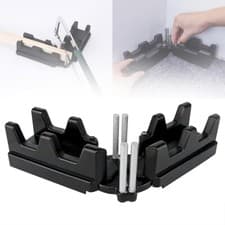 Image of 2-in-1 Mitre Measuring Cu-tting Tool Kit Miter Saw Protector Bevel and Mitre Box