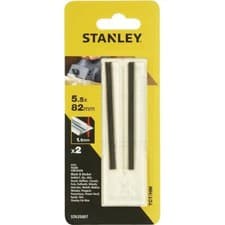 Image of Stanley STA35007 Tungsten TCT HM 5.5mm x 82mm Electric Planer Blades Pack of 2