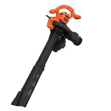 Image of BLACK+DECKER 2600W Corded 3-In-1 Leaf Blower Vacuum BEBLV260Q-GB