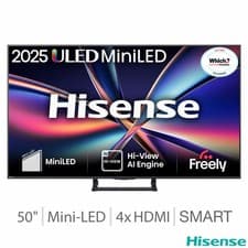 Image of Hisense 50E8QTUK 50 Inch Mini LED HD Smart TV